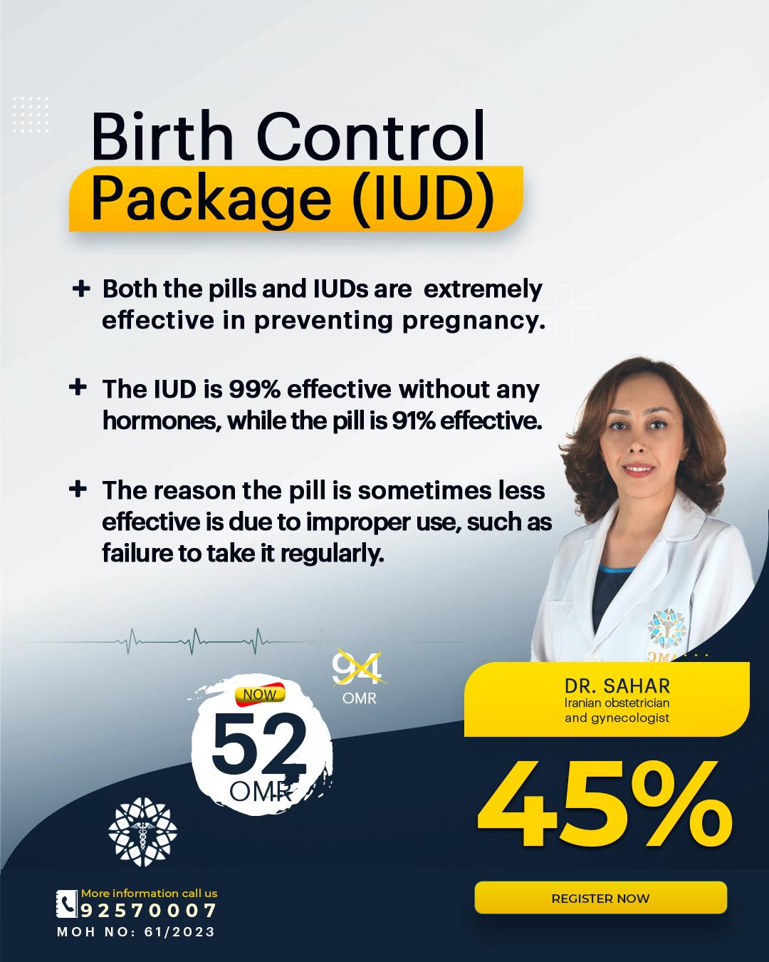 Birth Control Package (IUD)